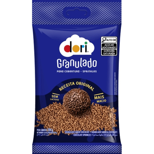 Detalhes do produto Choc Granulado Macio 120Gr Dori Ao Leite