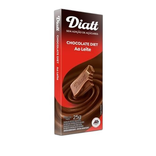 Detalhes do produto Choc Diet 25Gr Diatt Ao Leite