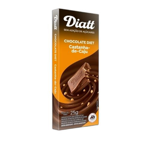 Detalhes do produto Choc Diet 25Gr Diatt Castanha Caju