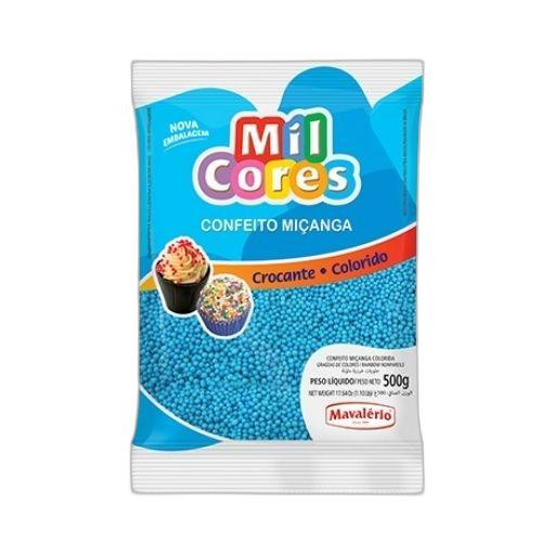 Detalhes do produto Conf Micanga N.0 500Gr Mil Cores Mavaler Azul