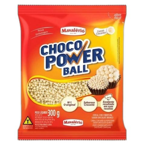 Detalhes do produto Choco Power Ball Micro 300Gr Mavalerio Choc Bco