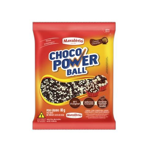 Detalhes do produto Choco Power Ball Micro 80Gr Mavalerio Mesclado