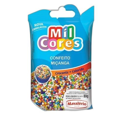 Detalhes do produto Conf Micangas N.0 80Gr Mil Cores Mavaler Color