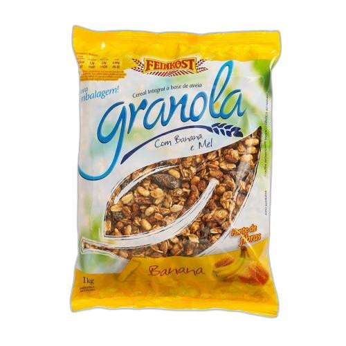 Detalhes do produto Granola Croqui 1Kg Feinkost Banana