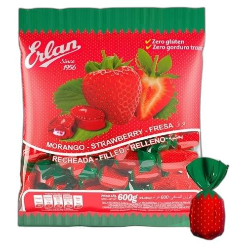 Detalhes do produto Bala Dura Rech Mor 600Gr Erlan Morango