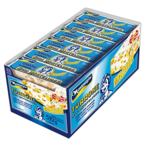 Detalhes do produto Torrone Montelimar Dp 30X17Gr Montevergi Amendoim