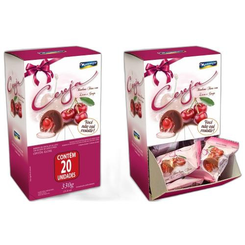 Detalhes do produto Bombom Licor Dp 330Gr Montevergine Cereja