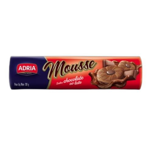 Detalhes do produto Bisc Rech Mousse 130Gr Adria Chocolate