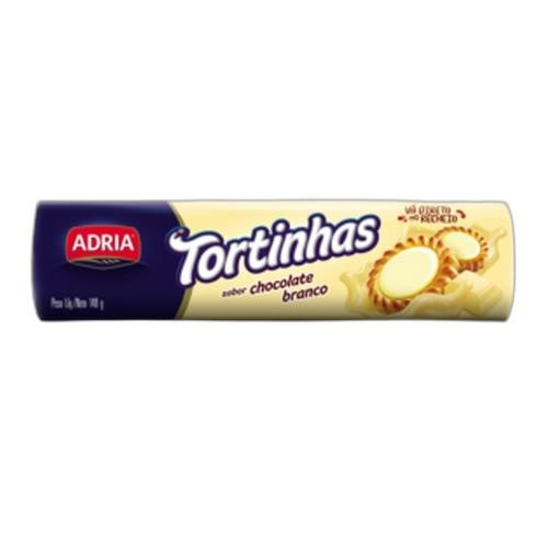 Detalhes do produto Bisc Tortinhas 140Gr Adria Choc Bco