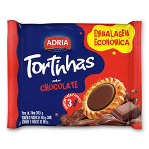 Detalhes do produto Bisc Tortinhas 301,5Gr Adria Chocolate