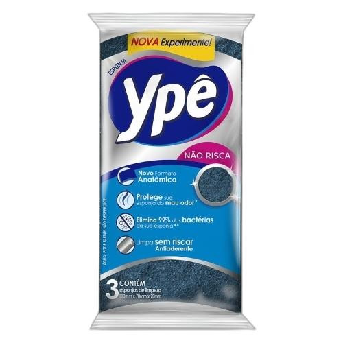 Detalhes do produto Esponja Sintetica Nao Risca 3Un Ype .