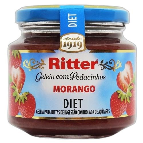 Detalhes do produto Geleia Gelifrut Diet Vidro 260Gr Ritter Morango