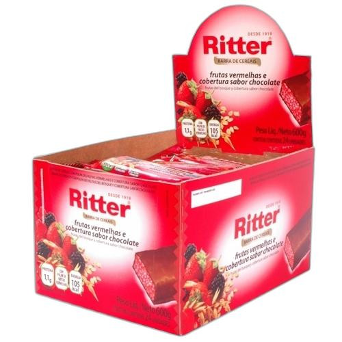 Detalhes do produto Barra Cereais 24X25Gr Ritter Frutas Verm.cho