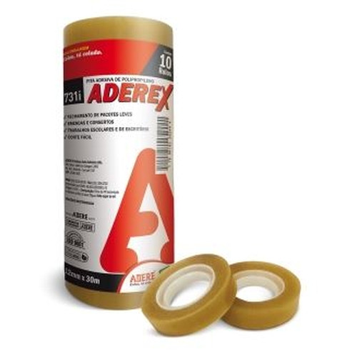 Detalhes do produto X Fita Adesiva Aderex 12Mmx40M 1Un Adere Mel