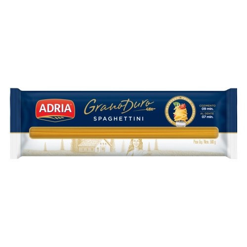 Detalhes do produto Macarrao Spaghettini Grano Duro 500G Adr .