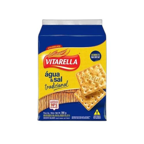 Detalhes do produto Bisc Agua E Sal 350Gr Vitarella Salgado