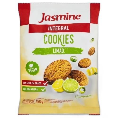Detalhes do produto Bisc Cookies Integral 120Gr Jasmine  Limao