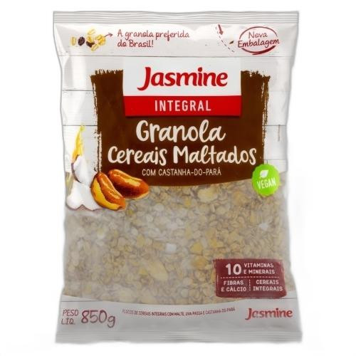 Detalhes do produto Granola Integral 850Gr Jasmine  Cereais Maltado