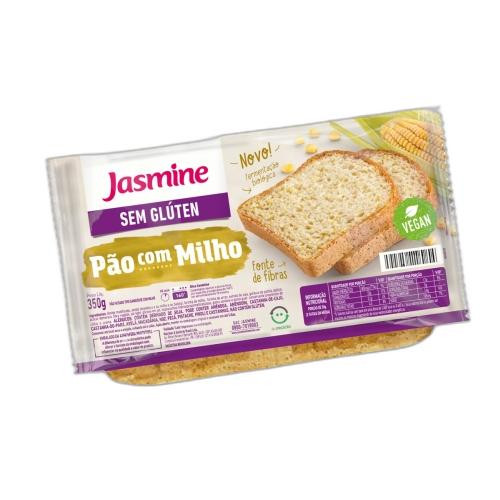 Detalhes do produto Pao Fatiado Sem Gluten 350Gr Jasmine  Milho