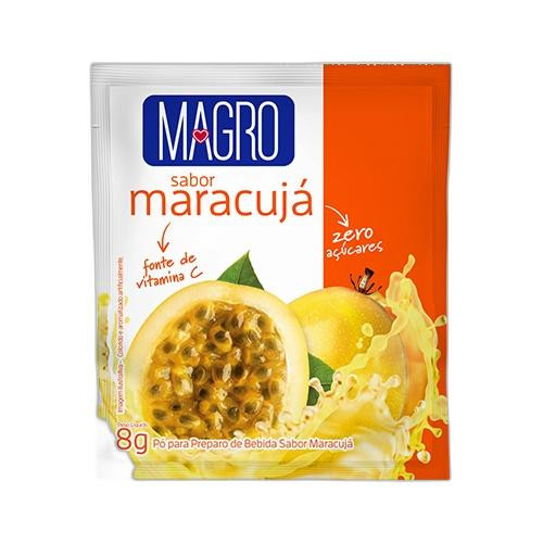 Detalhes do produto Refrc Po Magro Zero 8Gr Lowcucar Maracuja
