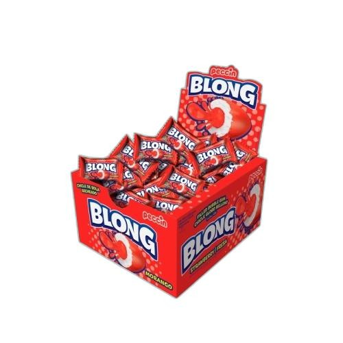 Detalhes do produto Chicle Blong 40Un Peccin Morango