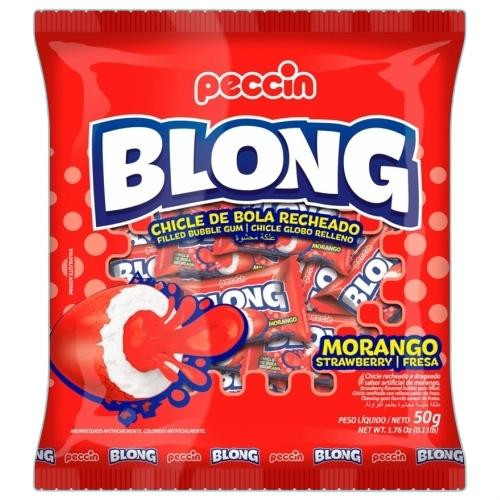 Detalhes do produto Chicle Blong 50Gr Peccin Morango