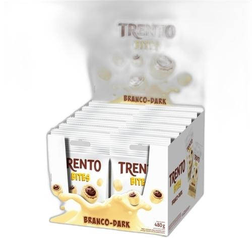 Detalhes do produto Bisc Wafer Trento Bites 12X40Gr Peccin Choc Bco
