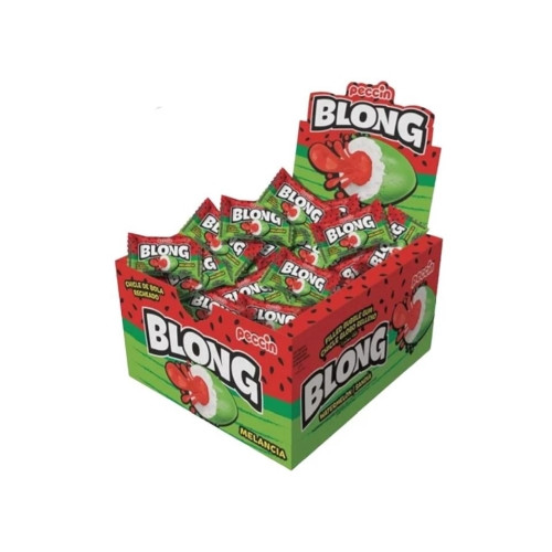 Detalhes do produto Chicle Blong 40Un Peccin Melancia