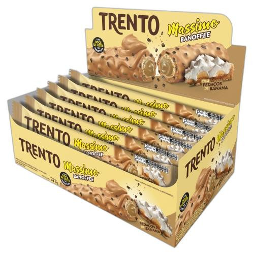 Detalhes do produto Bisc Wafer Trento Massimo 15X25Gr Peccin Banoffee