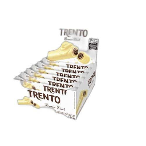 Detalhes do produto Bisc Wafer Coberto Trento 16X29Gr Peccin Choc Bco