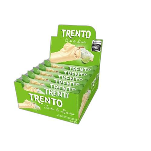 Detalhes do produto Bisc Wafer Coberto Trento 16X29Gr Peccin Torta Limao