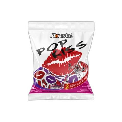 Detalhes do produto Pirl Pop Kiss 50Gr Beija Mais Florestal Cereja