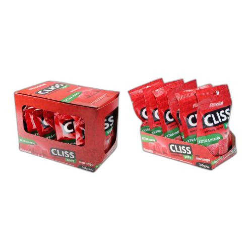 Detalhes do produto Chicle Cliss 60Gr Florestal Morango