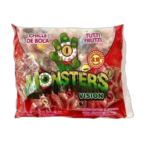 Detalhes do produto Chicle Monster Vision 80Un Sta Fe Tutti Frutti