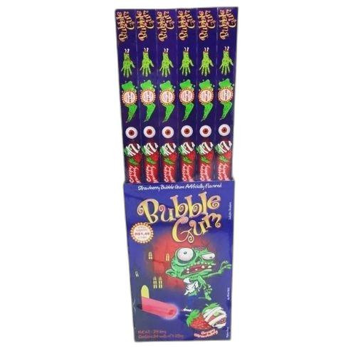 Detalhes do produto Chicle Monsters Com Recheio 24Un Sta Fe Morango