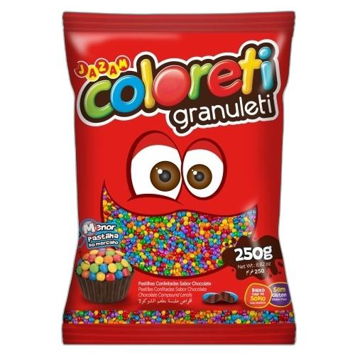 Detalhes do produto Coloreti Granuleti 250Gr Jazam Sortido