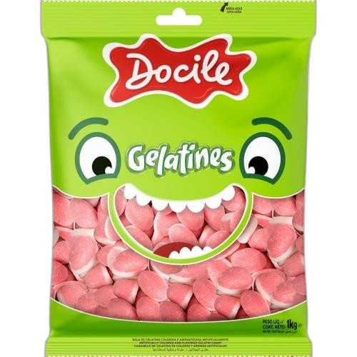 Detalhes do produto Bala Gel Gelatines Beijo 1Kg Docile Mor.tutti Frutt