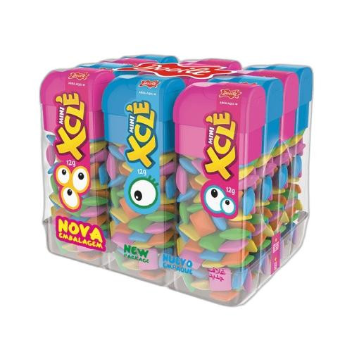 Detalhes do produto Chicle Mini Xcle Dp 12Un Docile Tutti Frutti