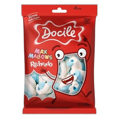 Detalhes do produto Marshmallow Twist Rech Azul 220Gr Docile Morango