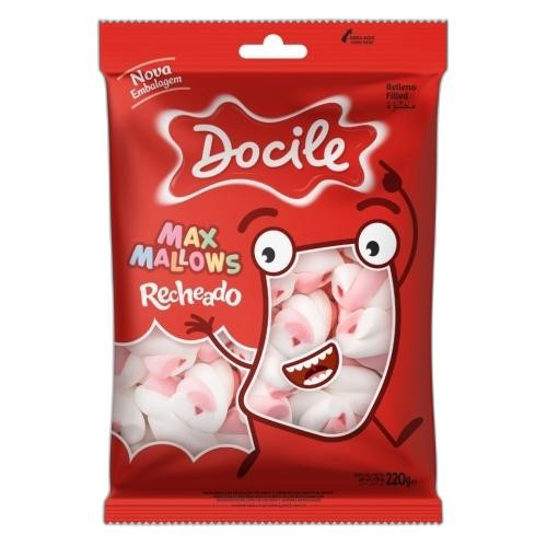 Detalhes do produto Marshmallow Twist Rech Rosa 220Gr Docile Morango