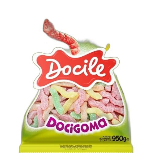 Detalhes do produto Goma Docigoma Minhocas Azed 900Gr  Sortido