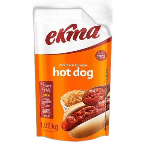 Detalhes do produto Molho Tomate Hot Dog 1,02Kg Ekma .