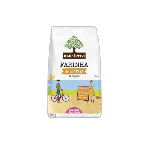 Detalhes do produto Farinha De Arroz Org 200Gr Mae Terra Integral