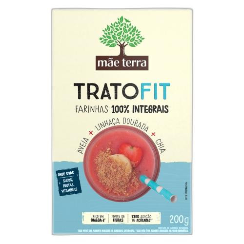 Detalhes do produto Mistura Trato Mix Integr 200Gr Mae Terra Aveia.linh.chia