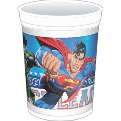 Detalhes do produto X Copo Plast 200Ml Liga Justica 8Un Junc .