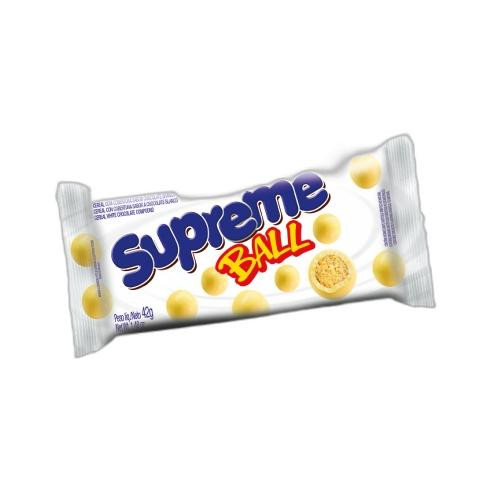 Detalhes do produto Choc Supreme Cereal Ball Dp 15X42Gr Dum Choc Bco