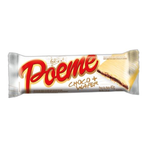 Detalhes do produto Choc Poeme 15X40Gr Dum Dum Branco