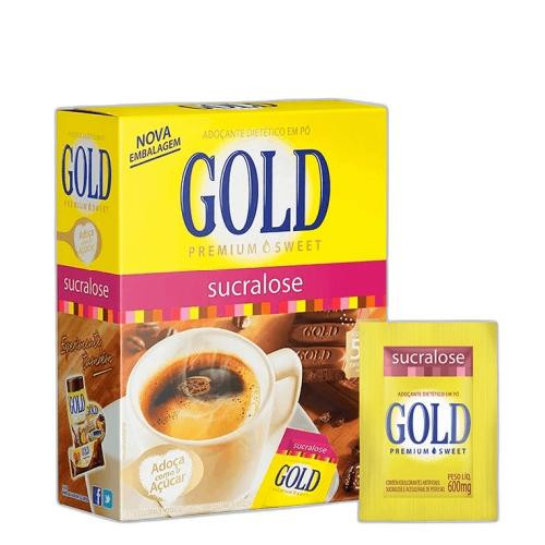 Detalhes do produto Adocante Po Gold 50X0,6Gr Agtal Sucralose