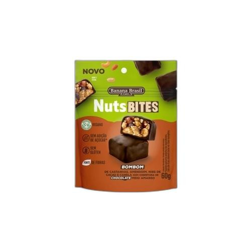 Detalhes do produto Snack Nutsbites Vegano 60G Banana Brasil Nibs.cacau