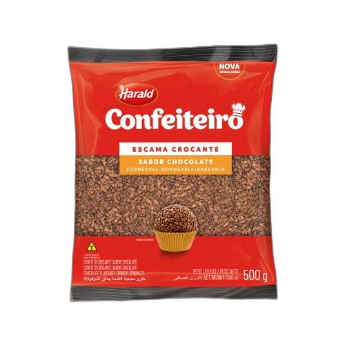 Detalhes do produto Choc Escama Croc Pc 500Gr Harald Chocolate